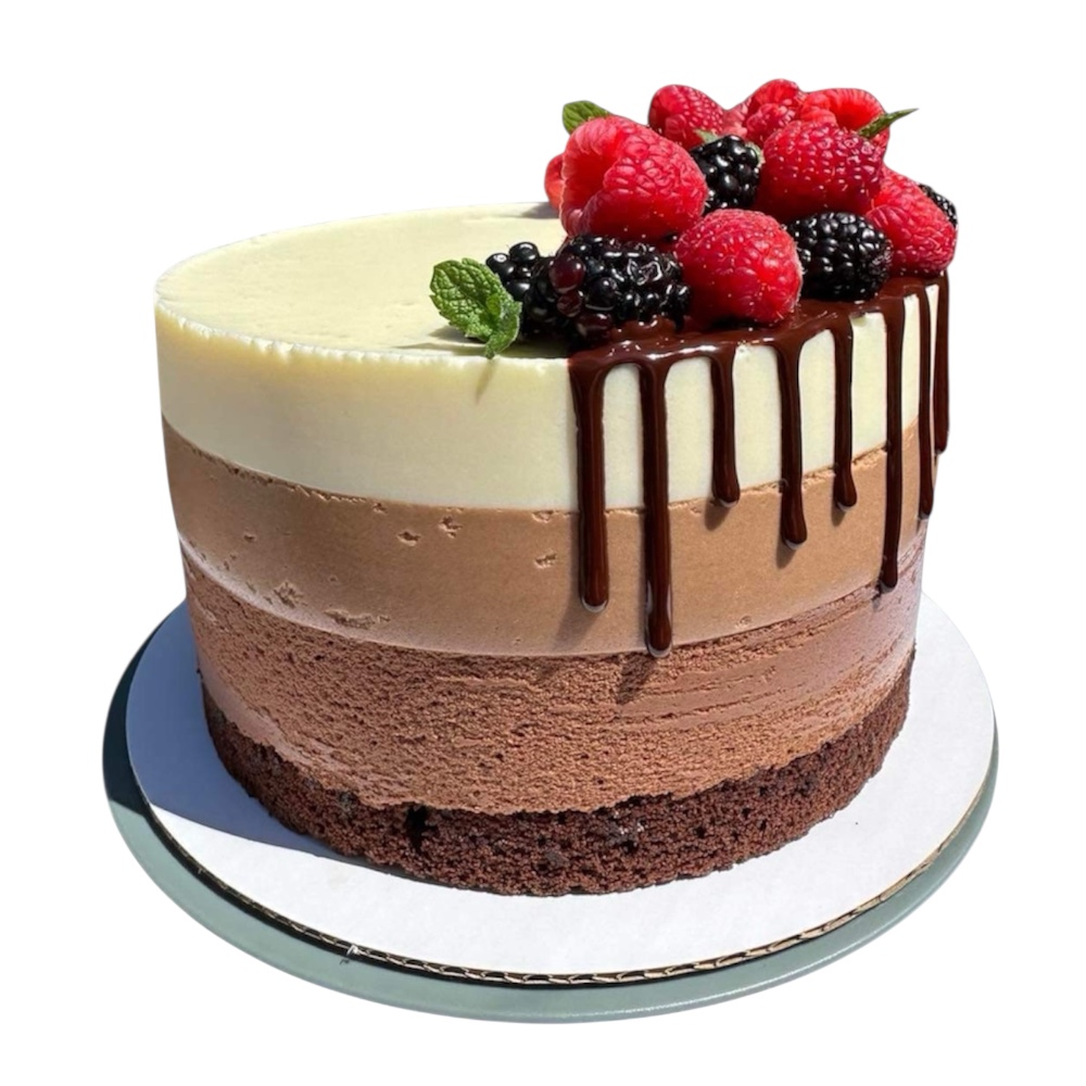 Three Chocolate Cake