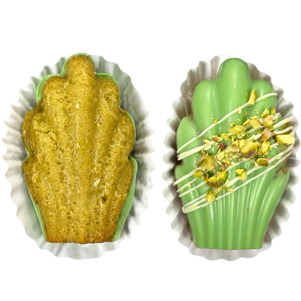 Pistachio Madeleines