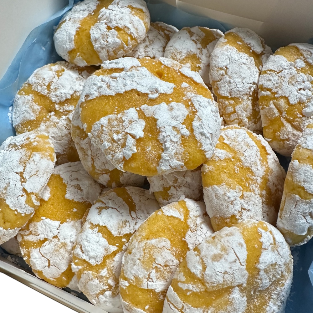 Lemon Crinkle Cookies (12 pcs)