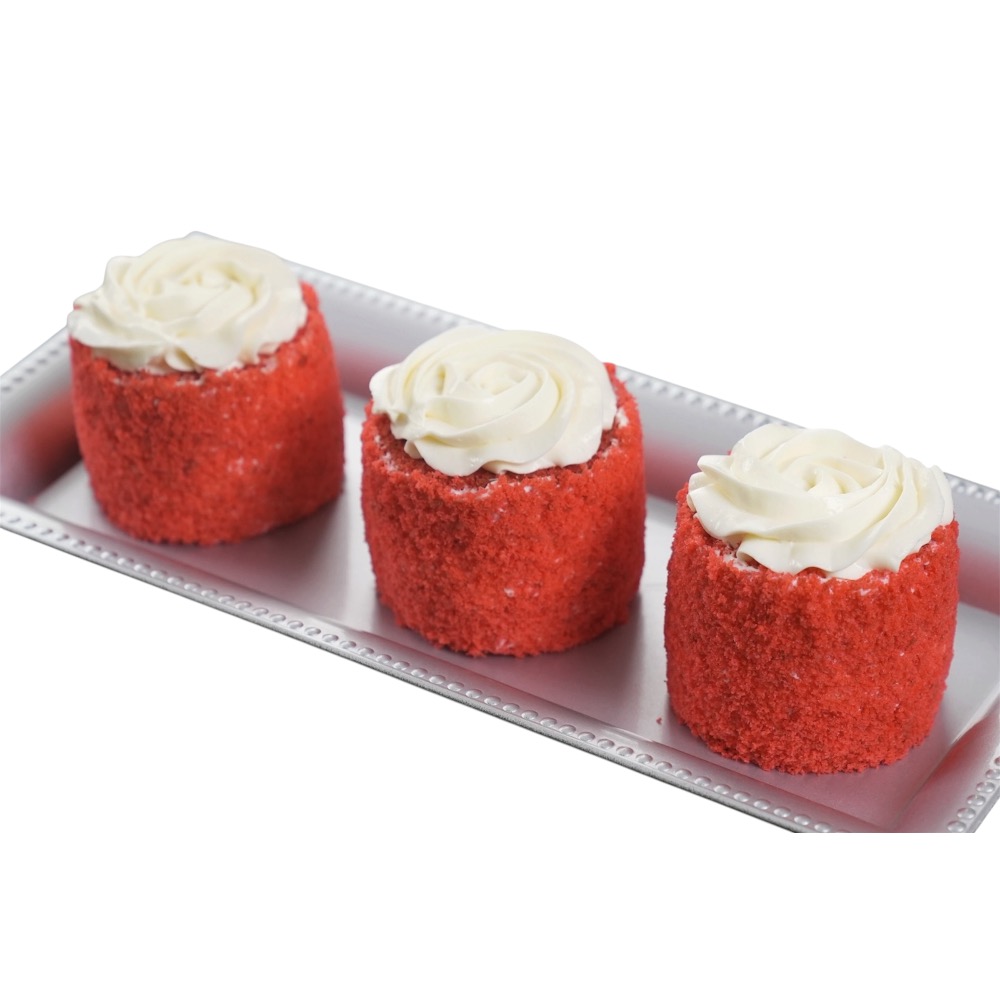 Red Chiffon Mini Cakes — Mother’s Day Special
